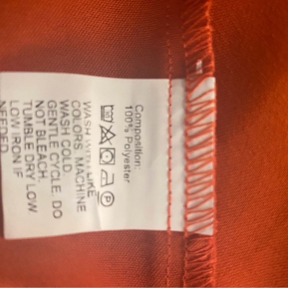 Flowy Orange Top - Picture 5 of 9